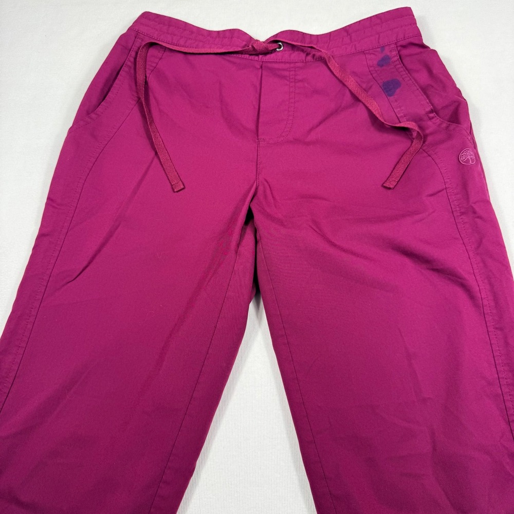 Healing Hands Purple Label Scrub Set XS Burgundy V-Neck Top Drawstring Pants - Picture 5 of 16